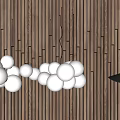 Art chandelier 3d model