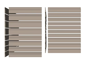 European-style skirting line 3d model