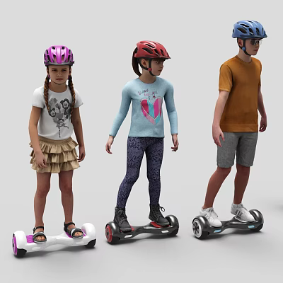 Modern multiplayer child 3d model