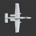 White Aerospace Vehicle Model With Wing Structure And Cockpit For Space Exploration