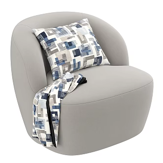 RH Emilia armchair 3d model