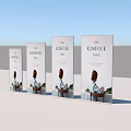 Transparent Display Shelves Showcasing Kinfolk Table Book Posters In Modern Setting