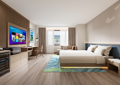 Hotel Rooms 3d model