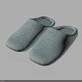 Light Blue Woven Texture Cozy Slippers for Comfortable Indoor Home Wear