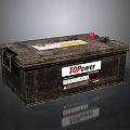 10Power Lead Acid Battery With Heavy Duty Black Casing And Top Terminals