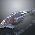 3D Designed Mechanical Creature Character With Silver Metallic Texture And Streamlined Form
