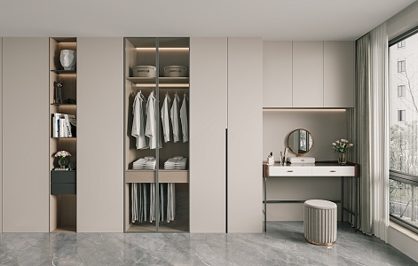 dresser wardrobe 3d model