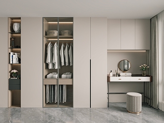 dresser wardrobe 3d model