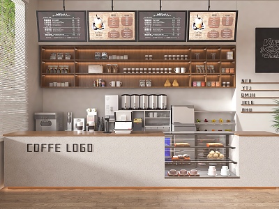 Coffee shop cashier console front desk milk tea coffee shop front desk cashier quiet cream style milk tea shop coffee shop milk tea shop equipment coffee shop equipment model