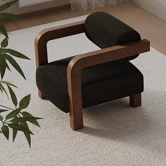 modern leisure chair 3d model