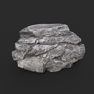 Stone Rock Granite Natural Landscape 3d model