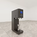 Professional Commercial Equipment With Digital Display Vertical Structure and Control Panel in Indoor Workspace 3d model