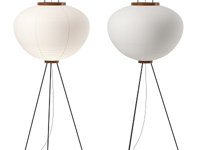 Paper floor lamp model