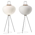 Paper floor lamp 3d model