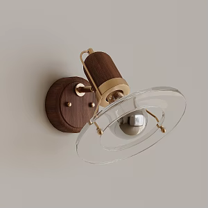 Bauhaus medieval wall lamp 3d model
