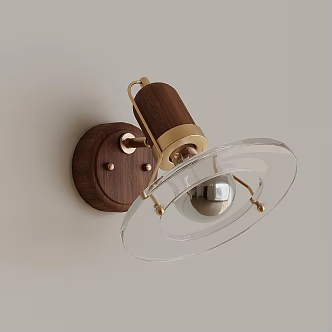 Bauhaus medieval wall lamp 3d model