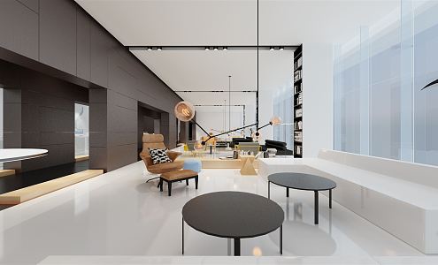 Modern Cafe 3d model