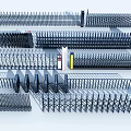 Various Metal Security Gates And Fences Including Sliding And Retractable Designs
