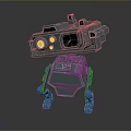 Robot Number Five Robot Sci-Fi Robot Character 3d model
