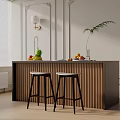 Modern table combination 3d model