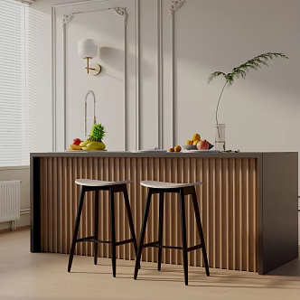 Modern table combination 3d model