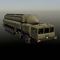 Green Military Missile Launch Vehicle With Multi Wheel Design And Heavy Duty Launcher System