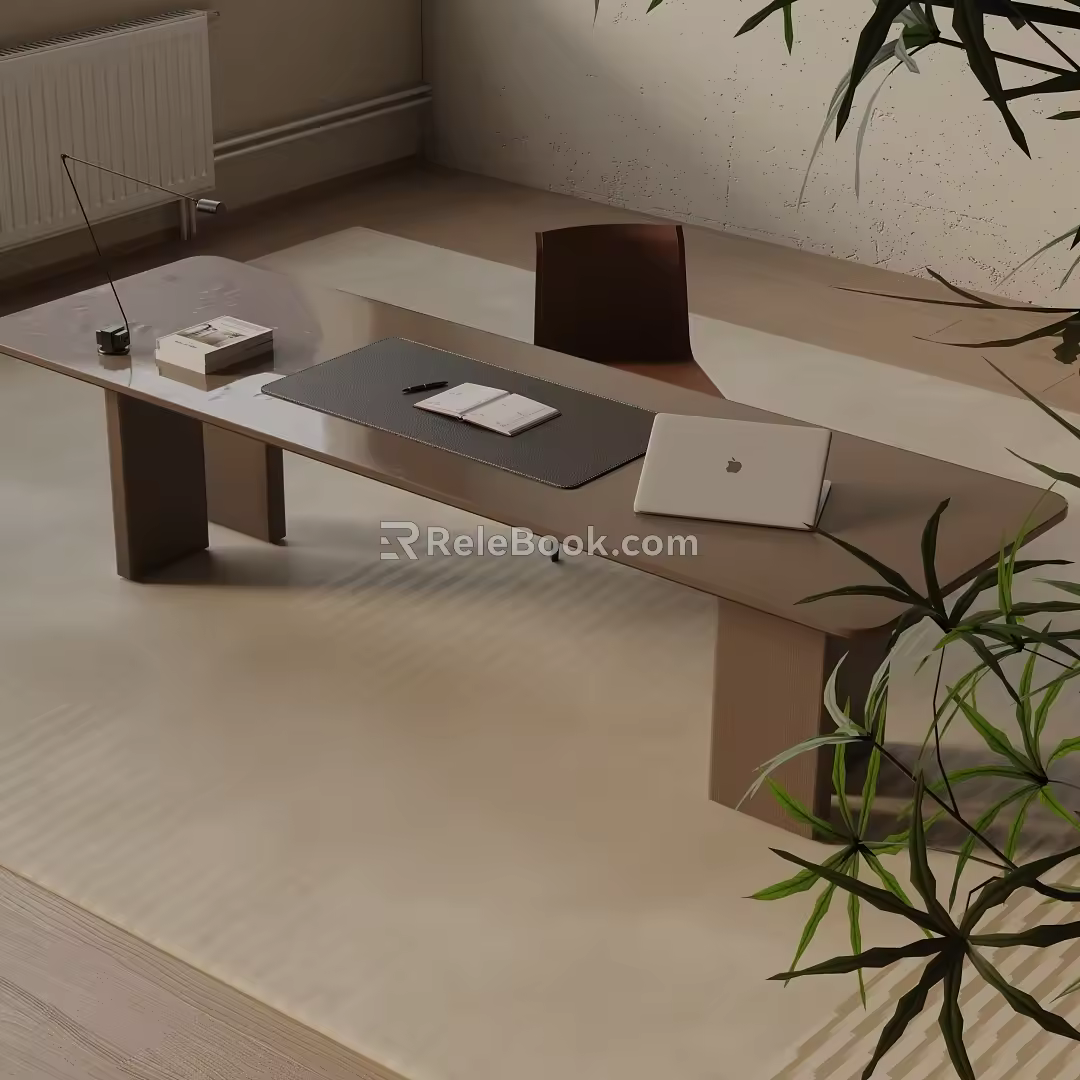 Modern table combination 3d model