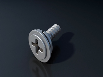 958 Screw, Hardware, Phillips Screw 3d model