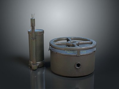 mine naval mine suspended mine underwater mine military goods military equipment military supplies model