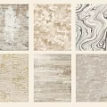 Square Rugs Displaying Various Textures Neutral Tones And Modern Designs 3d model