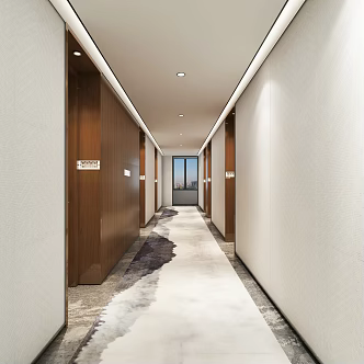 Modern aisle 3d model