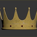 Modern Crown Crown Crown Crown Crown Home Ornaments 3d model