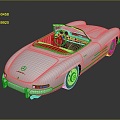 Modern sports car Antique Mercedes-Benz Car Old Car Classic Car Vintage Car 3d model