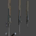 Aug weapon submachine gun 3d model