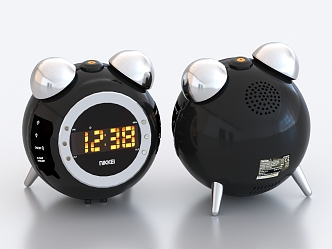 Alarm clock ornaments 3d model