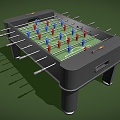 Soccer Table Games Table Board Games Soccer 3d model