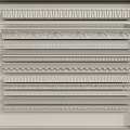 European plaster line 3d model