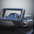 Automotive Parts Black Mirror Housing With Camera Sensor And Smooth Surface