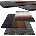Modern Square Rugs With Gradient Colors And Textured Patterns For Contemporary Home Decor