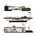 Reception Front Desk 3d model