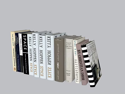 Office Supplies Books 3d model