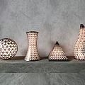 Modern Outdoor Lights With Various Geometric Patterns And Hollowed Out Designs