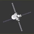 Advanced Orbital Space Station Equipment With Solar Panels Modules And Antennas