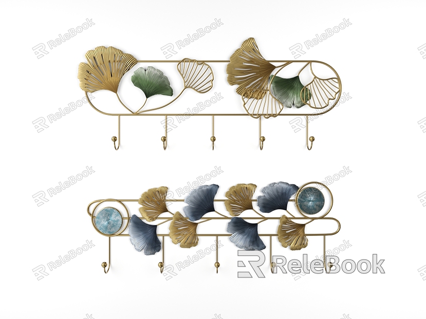 New Chinese Hook Hook Wall Decoration model