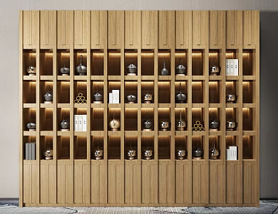 New Chinese Decorative Cabinet 3d model