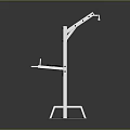 Home Gym Fitness Equipment With Metal Frame Adjustable Seat And Pull Up Bar