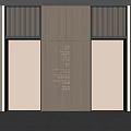 modern elevator hall elevator car 3d model