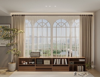 Curtains 3d model