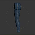 Stylish Blue Denim Jeans With Straight Leg Design For Casual Use