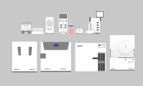 Modern Medical Devices 3d model